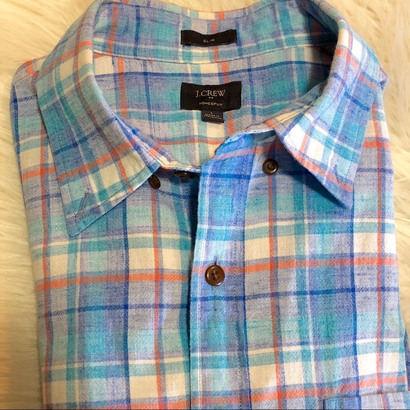 J. Crew Factory Other - J. Crew Factory Homespun Slim Fit Plaid Shirt